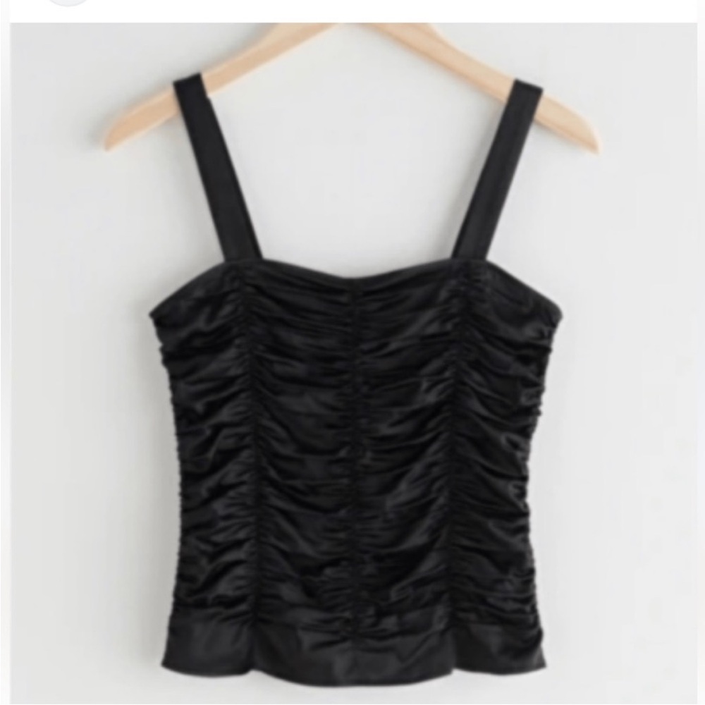&Other Stories Ruffle tank PLUS 1 no brand Ribbed bodysuit